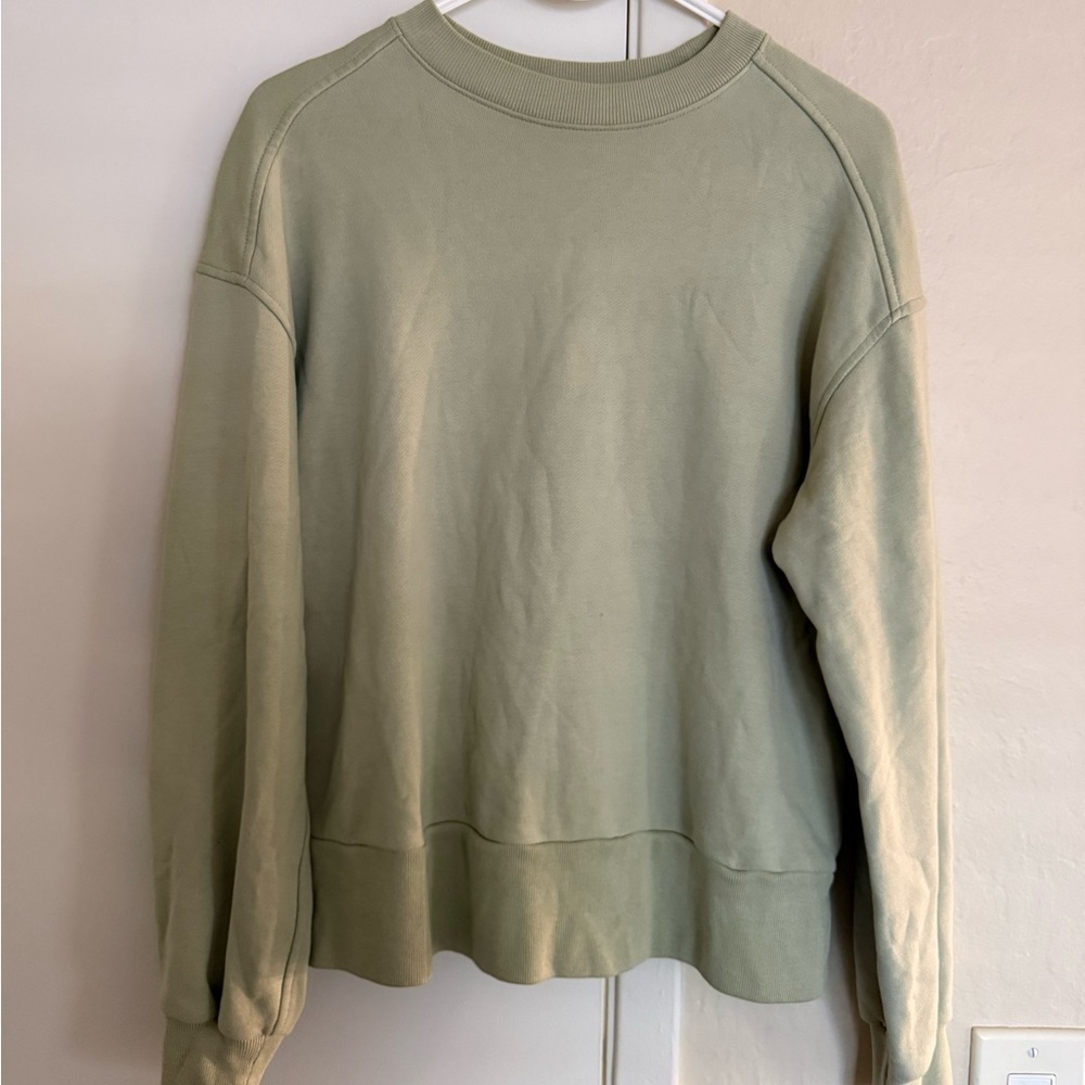 Everlane Light Green Crewneck Sweater